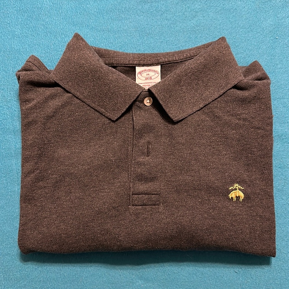 Brooks Brothers Dark Gray Polo Shirt